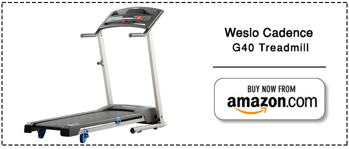 Weslo Cadence G40 Treadmill